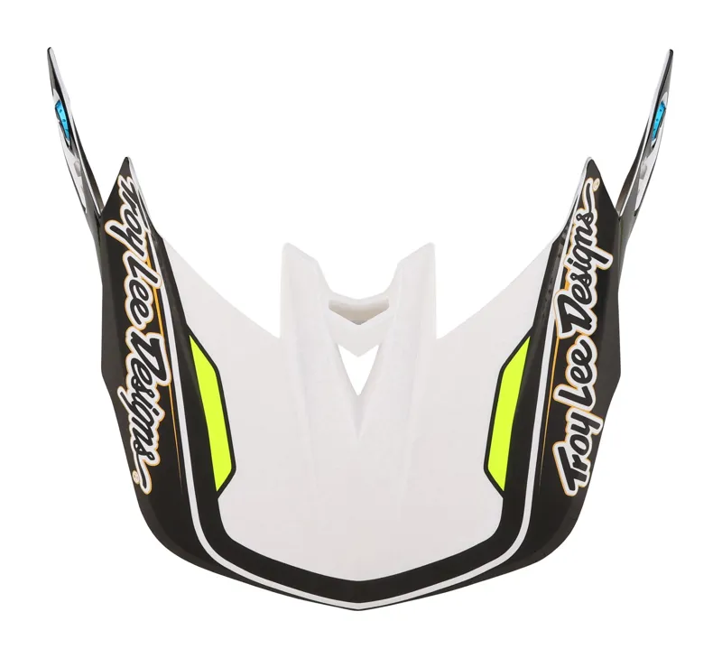 Troy Lee Designs D4 Composite Full Face MIPS MTB Helmet Reverb White/Blue-8