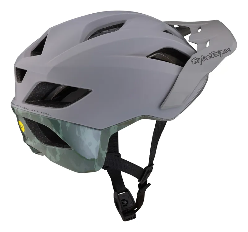 Troy Lee Designs Flowline SE MIPS MTB Helmet Radian Camo Grey/Army Green-1