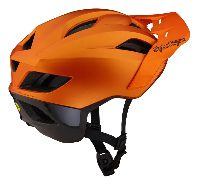 Troy Lee Designs Flowline SE MIPS MTB Helmet Radian Orange/Dark Grey-1