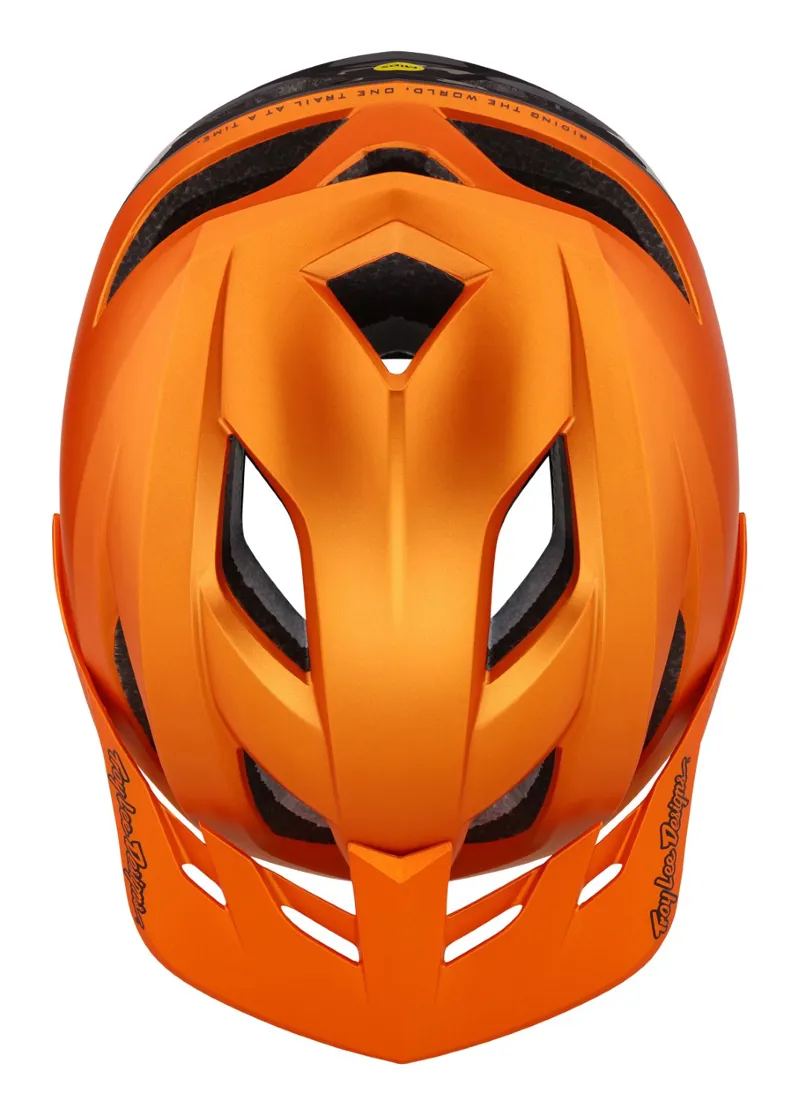 Troy Lee Designs Flowline SE MIPS MTB Helmet Radian Orange/Dark Grey-3