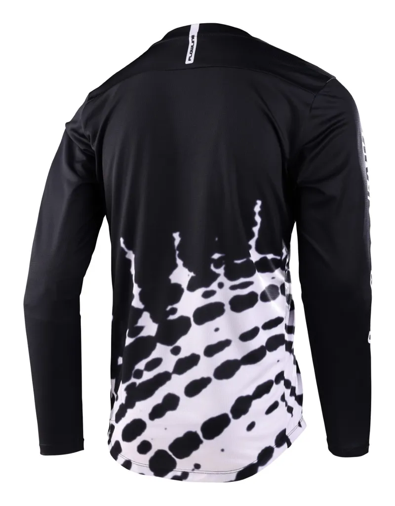 Troy Lee Designs Flowline LS MTB Jersey Big Spin Black-1