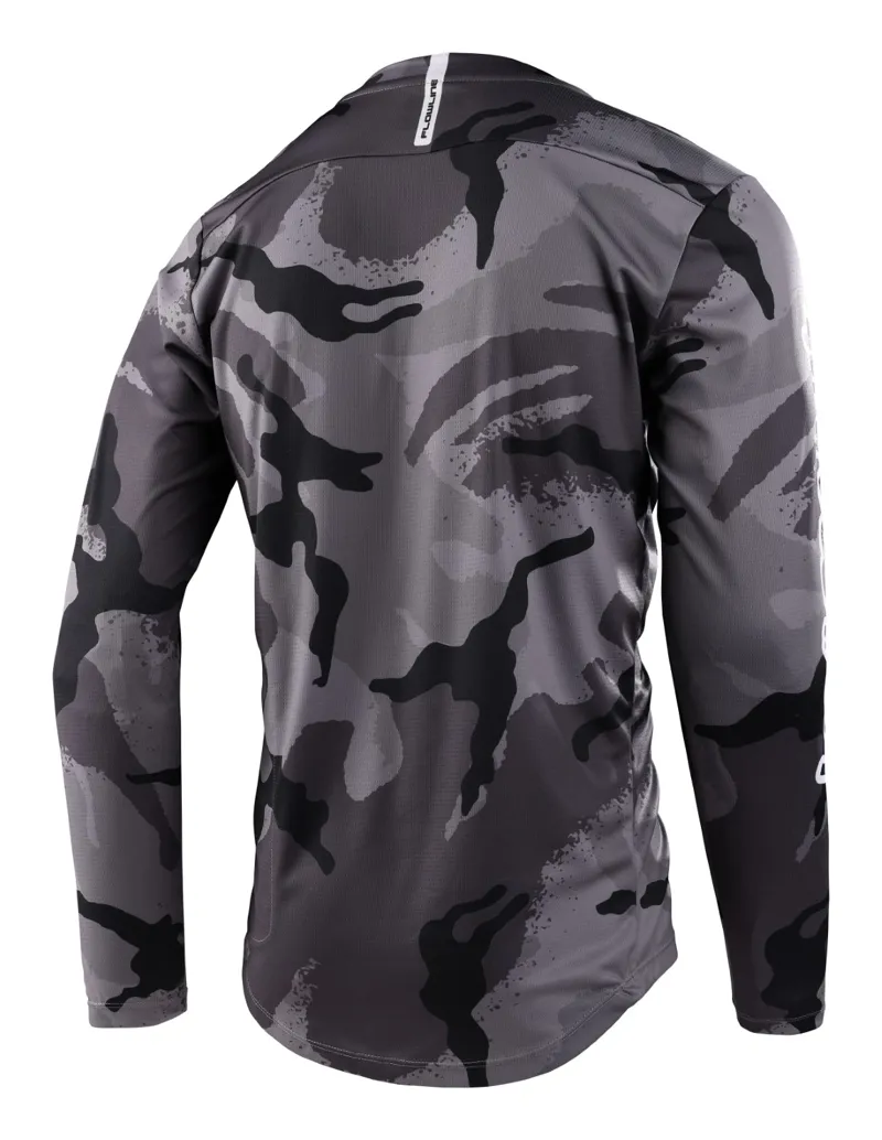 Troy Lee Designs Flowline LS MTB Jersey Cams Carbon-1