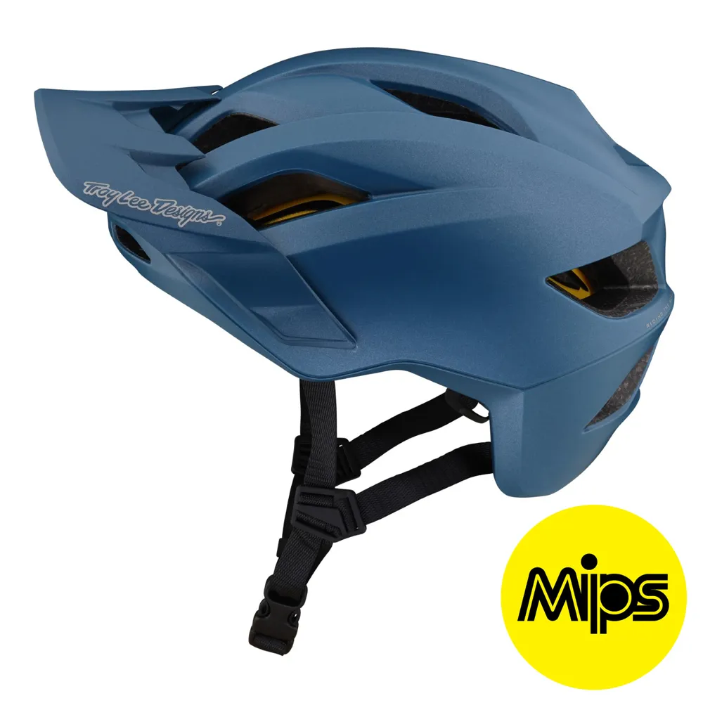 Image of Troy Lee Designs Flowline MIPS MTB Helmet Orbit Mirage Blue