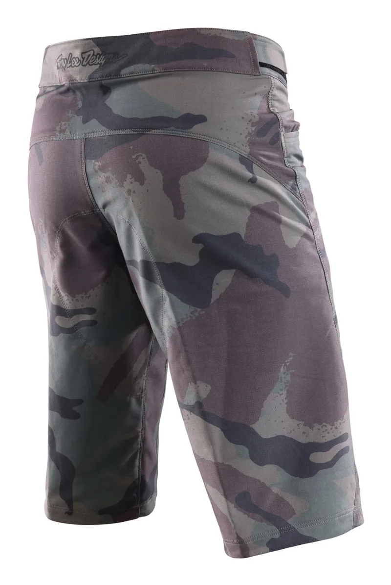 Troy Lee Designs Flowline MTB Shorts with Liner Camo Woodland-1