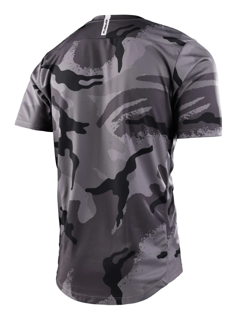 Troy Lee Designs Flowline SS MTB Jersey Cams Carbon-1