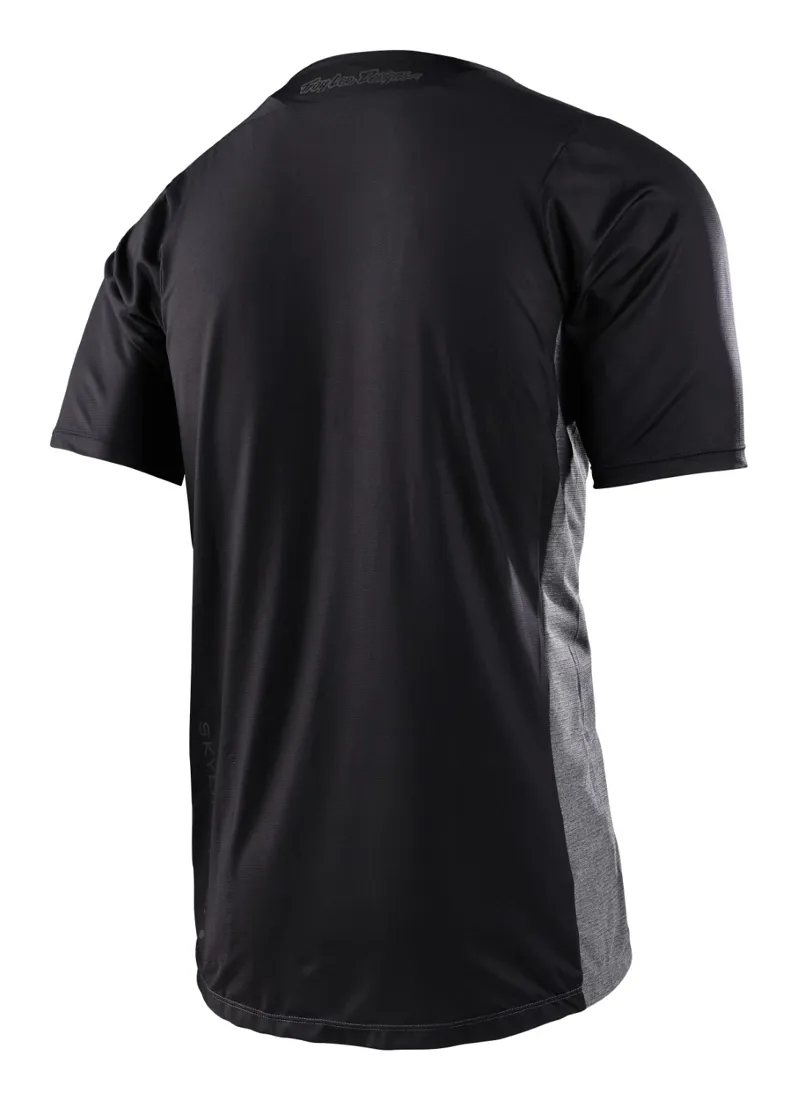 Troy Lee Designs Skyline SS MTB Jersey Signature Heather Grey/Black-1