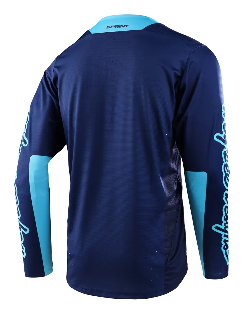 Troy Lee Designs Sprint LS MTB Jersey Icon Navy-1