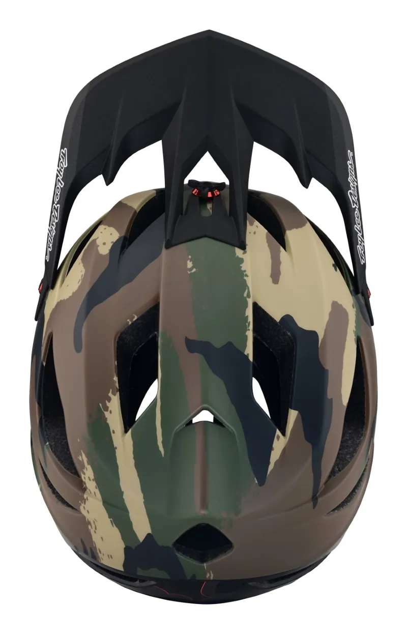 Troy Lee Designs Stage MIPS Full Face Helmet Signature Camo Army Green-7