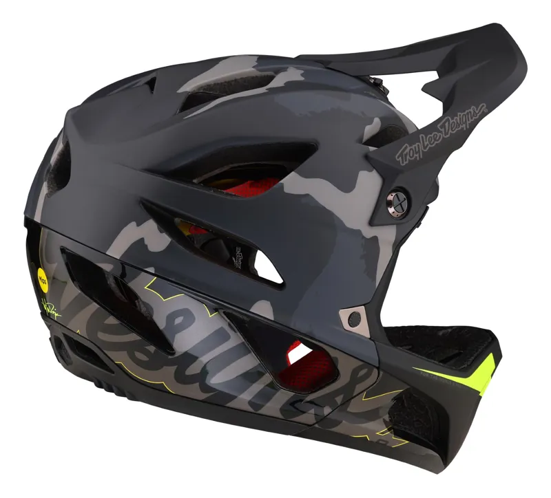 Troy Lee Designs Stage MIPS Full Face Helmet Signature Camo Black-4