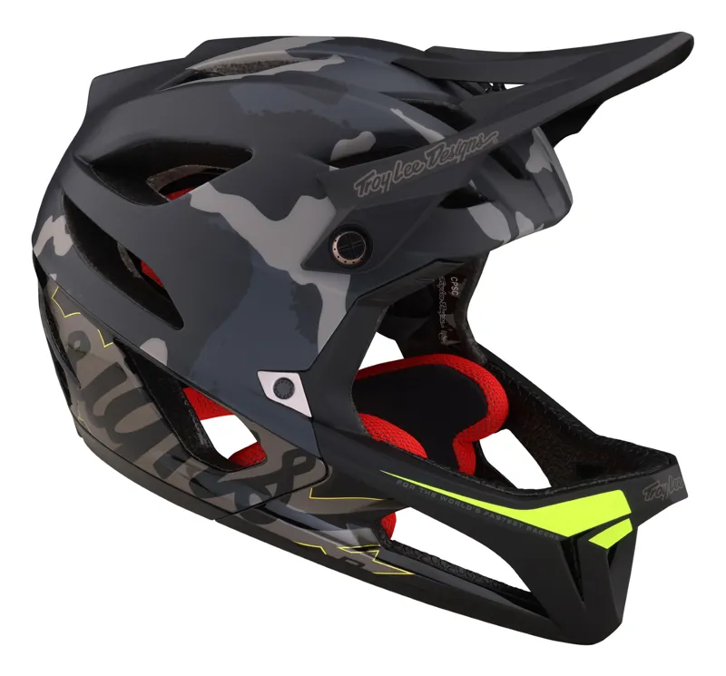 Troy Lee Designs Stage MIPS Full Face Helmet Signature Camo Black-6