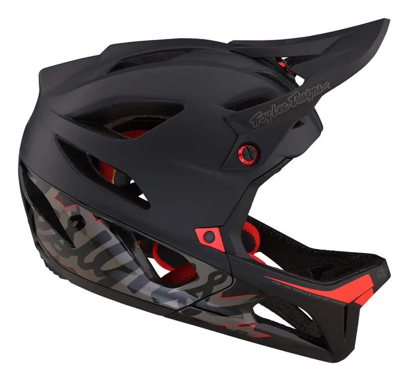 Troy Lee Designs Stage MIPS Full Face Helmet Signature Black-5