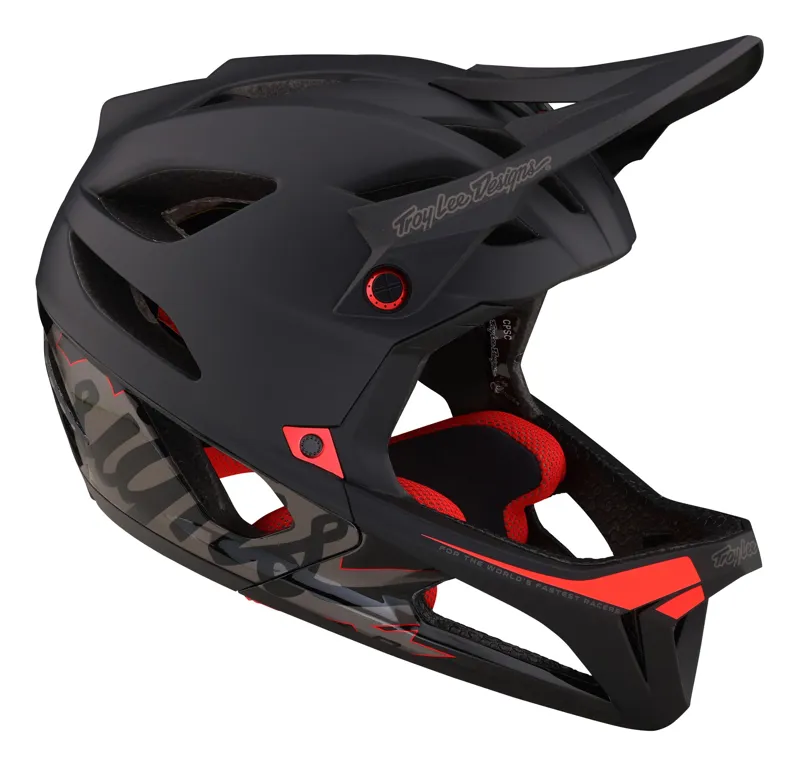 Troy Lee Designs Stage MIPS Full Face Helmet Signature Black-6