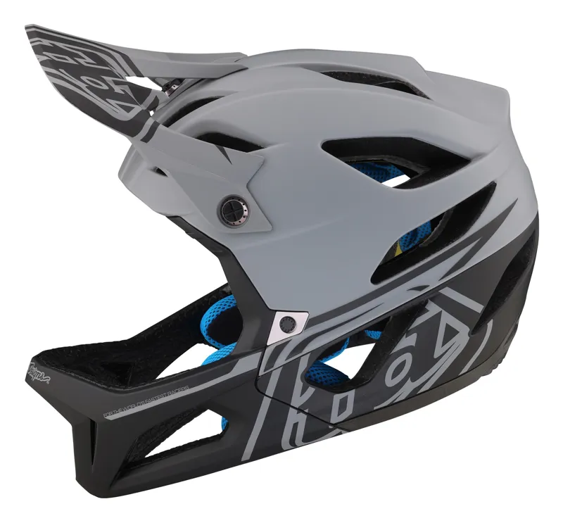 Troy Lee Designs Stage Full Face MIPS MTB Helmet Stealth Grey-1