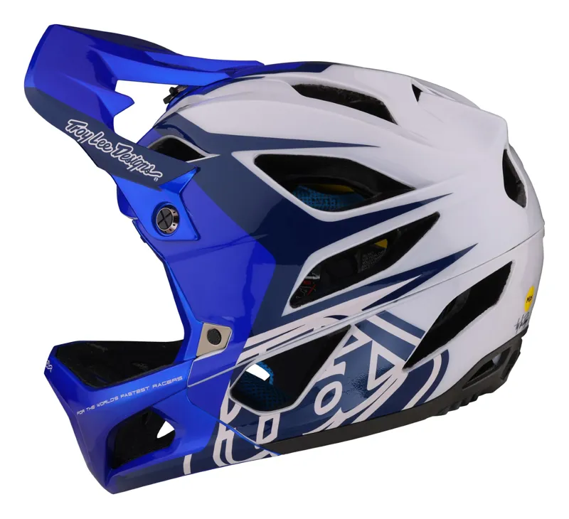 Troy Lee Designs Stage MIPS Full Face Helmet Valance Blue-2