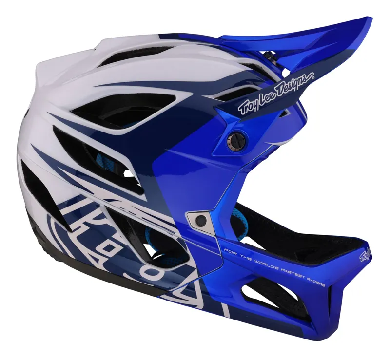 Troy Lee Designs Stage MIPS Full Face Helmet Valance Blue-5