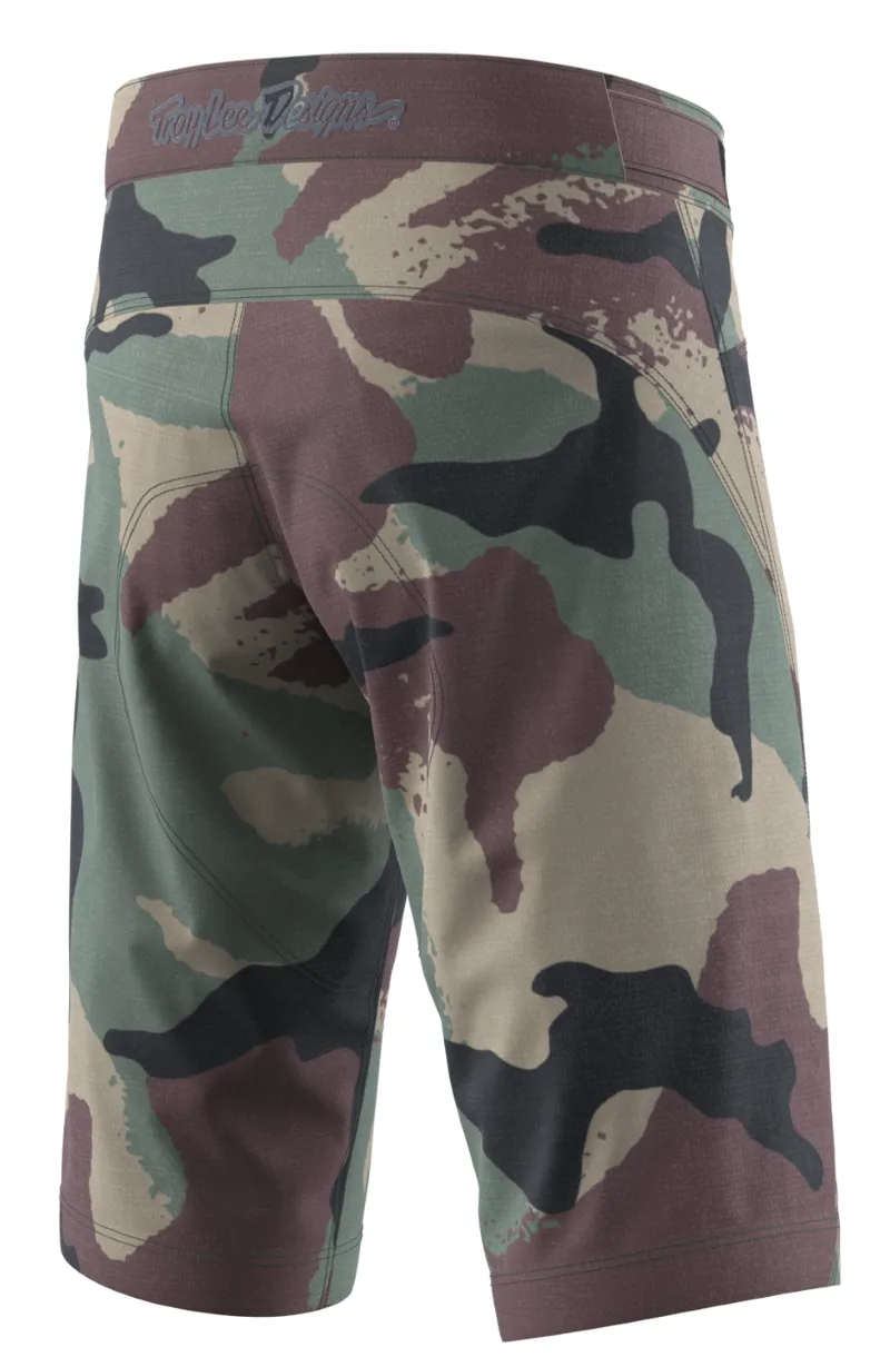 Troy Lee Designs Flowline Youth MTB Shorts Camo Woodland-1