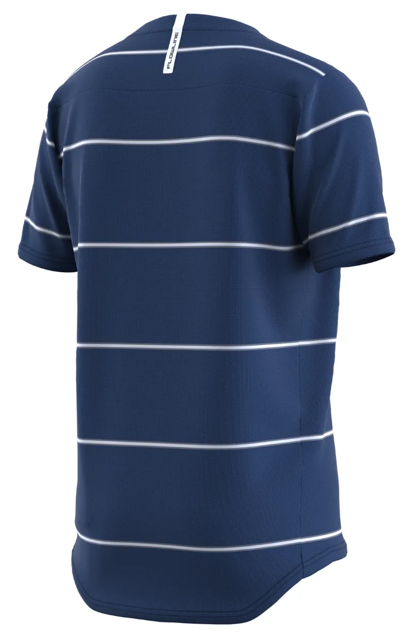 Troy Lee Designs Flowline Youth SS MTB Jersey Revert True Blue-1