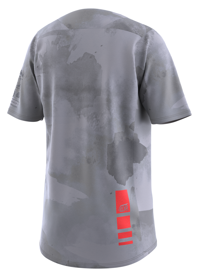 Troy Lee Designs Skyline Youth SS MTB Jersey Blocks Cement-1