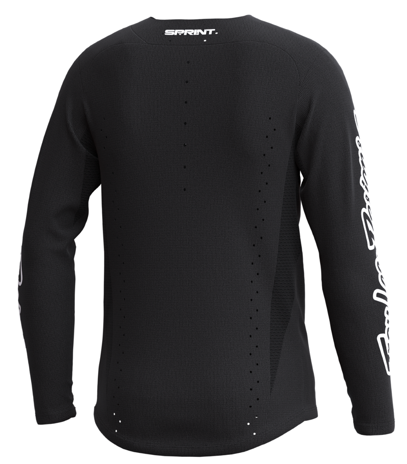 Troy Lee Designs Sprint Youth LS MTB Jersey Icon Black-1