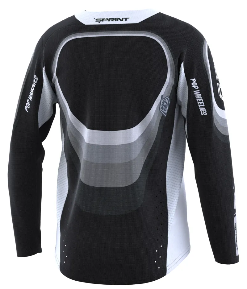 Troy Lee Designs Sprint Youth LS MTB Jersey Reverb Black-1