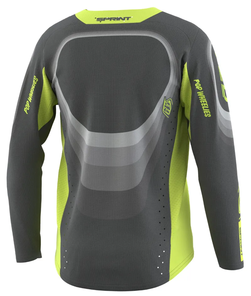 Troy Lee Designs Sprint Youth LS MTB Jersey Reverb Charcoal-1
