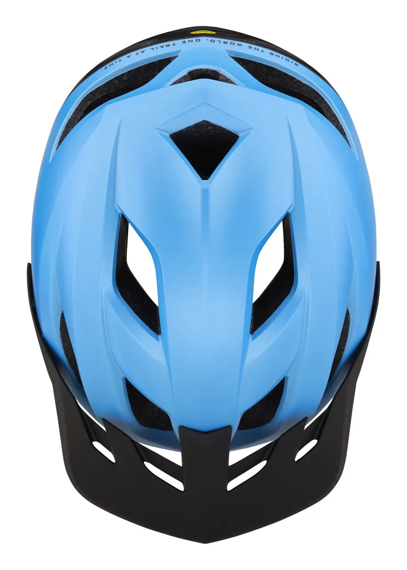 Troy Lee Designs Flowline Youth MTB Helmet OS Orbit Oasis Blue/Black-3