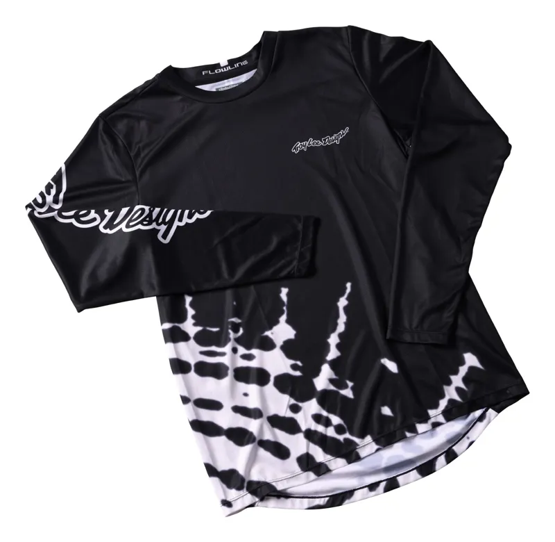 Troy Lee Designs Flowline LS MTB Jersey Big Spin Black-2
