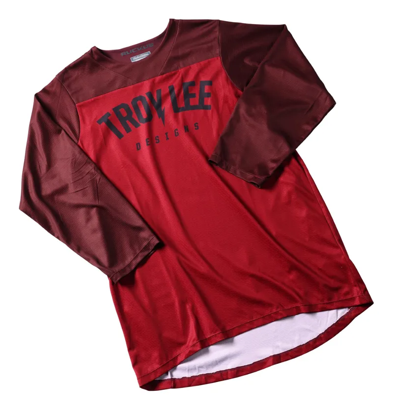 Troy Lee Designs Ruckus 3/4 MTB Jersey Camber Oxblood-2