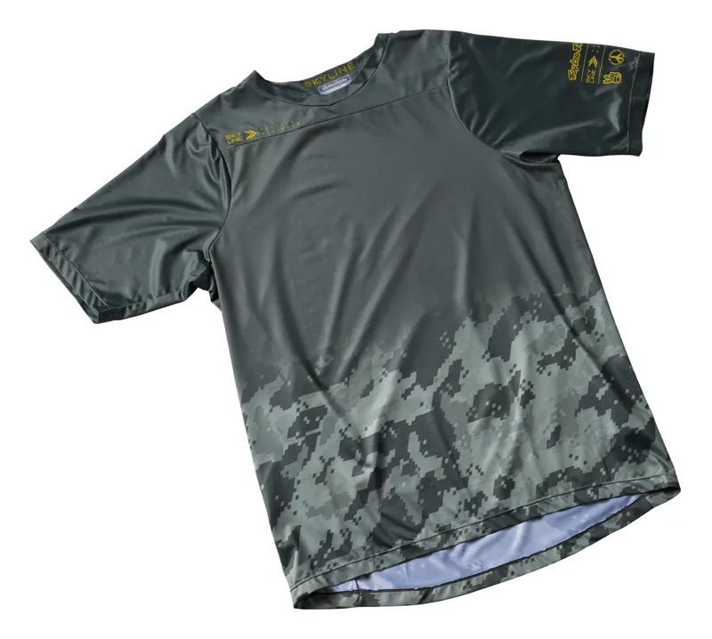 Troy Lee Designs Skyline SS MTB Jersey Fader Digi Green-2