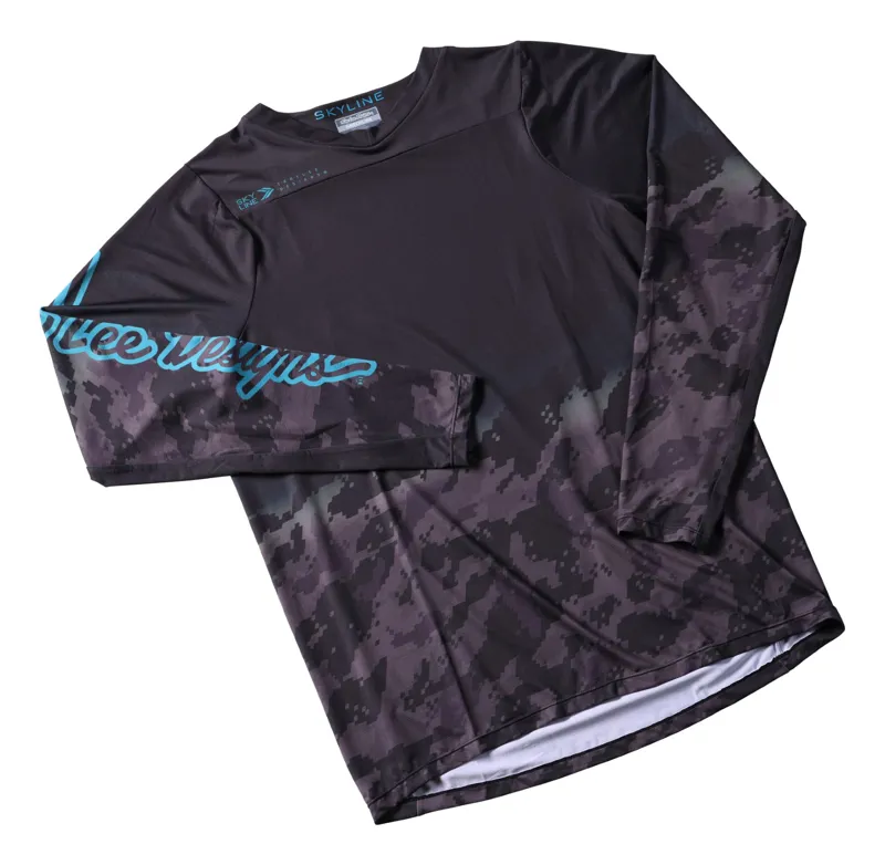 Troy Lee Designs Skyline LS MTB Jersey Fader Digi Black-2