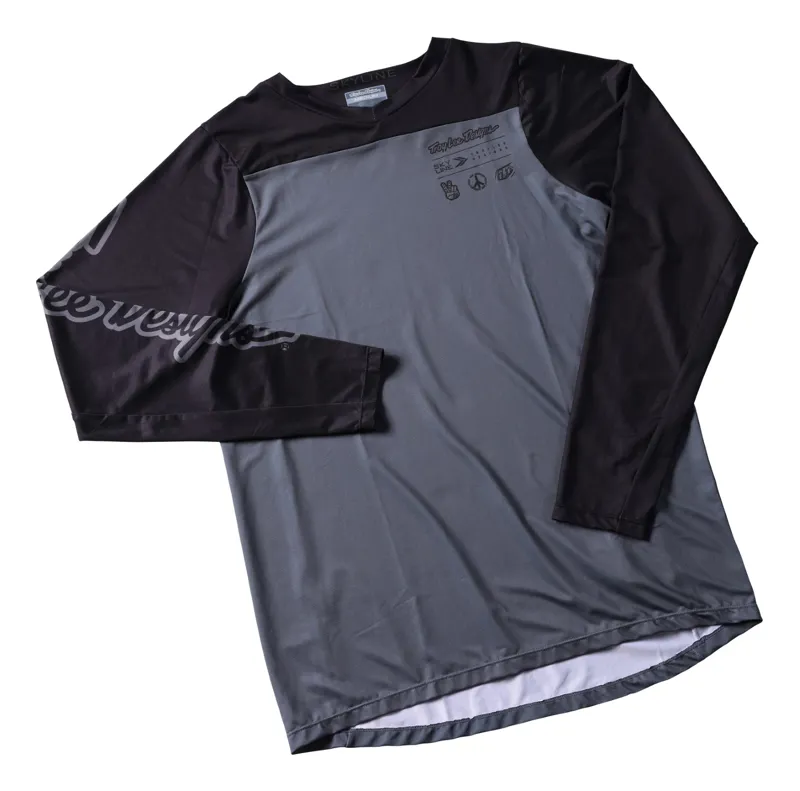 Troy Lee Designs Skyline LS MTB Jersey Mono Charcoal-2