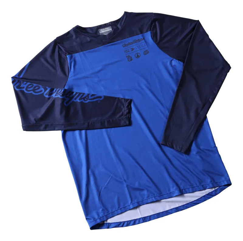 Troy Lee Designs Skyline LS MTB Jersey Mono True Blue-2