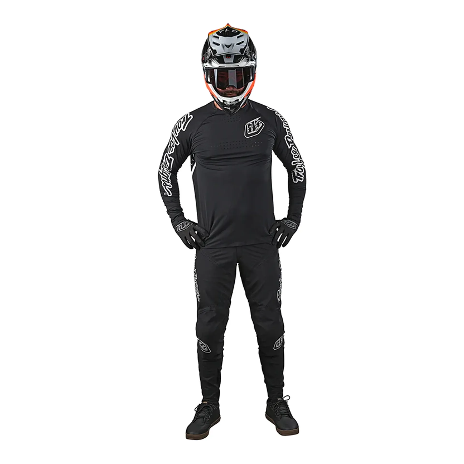 Troy Lee Designs Sprint Ultra LS MTB Jersey Mono Black