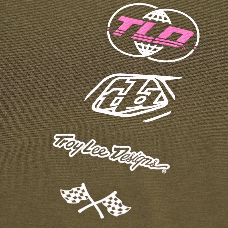 Troy Lee Designs Skyline Ride Worldwide Youth SS Tee Shirt Caper-3