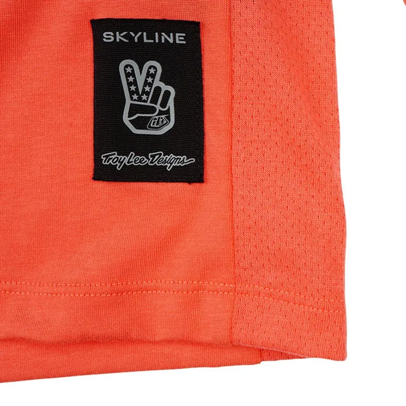 Troy Lee Designs Skyline Ride P and W Youth LS Tee Shirt Melon-4