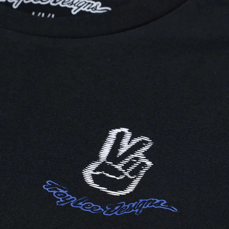 Troy Lee Designs Peace Out LS Tee Shirt Black-2