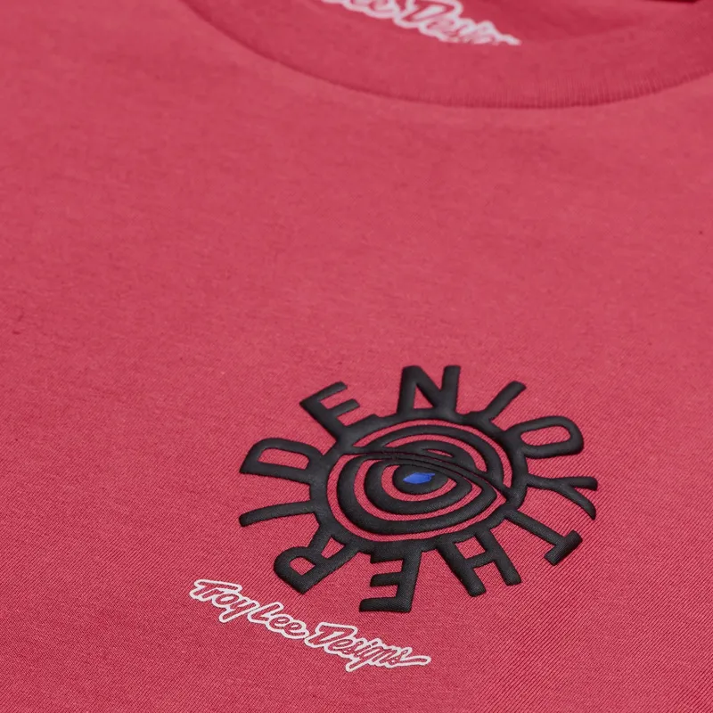 Troy Lee Designs Enjoy LS Tee Shirt Fuchsia-2