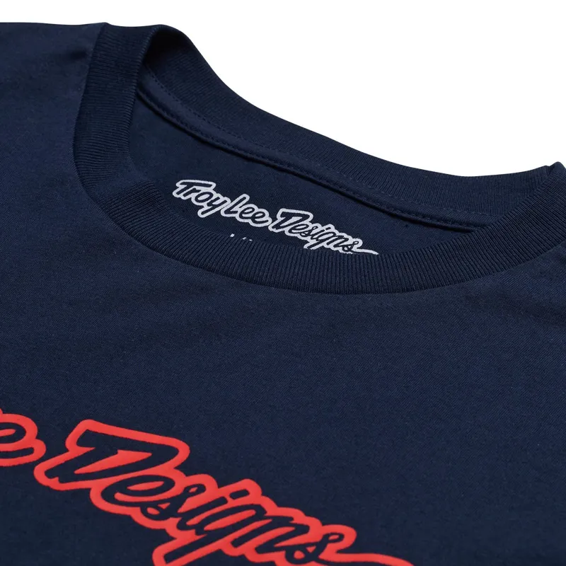Troy Lee Designs Signature LS Tee Navy-3