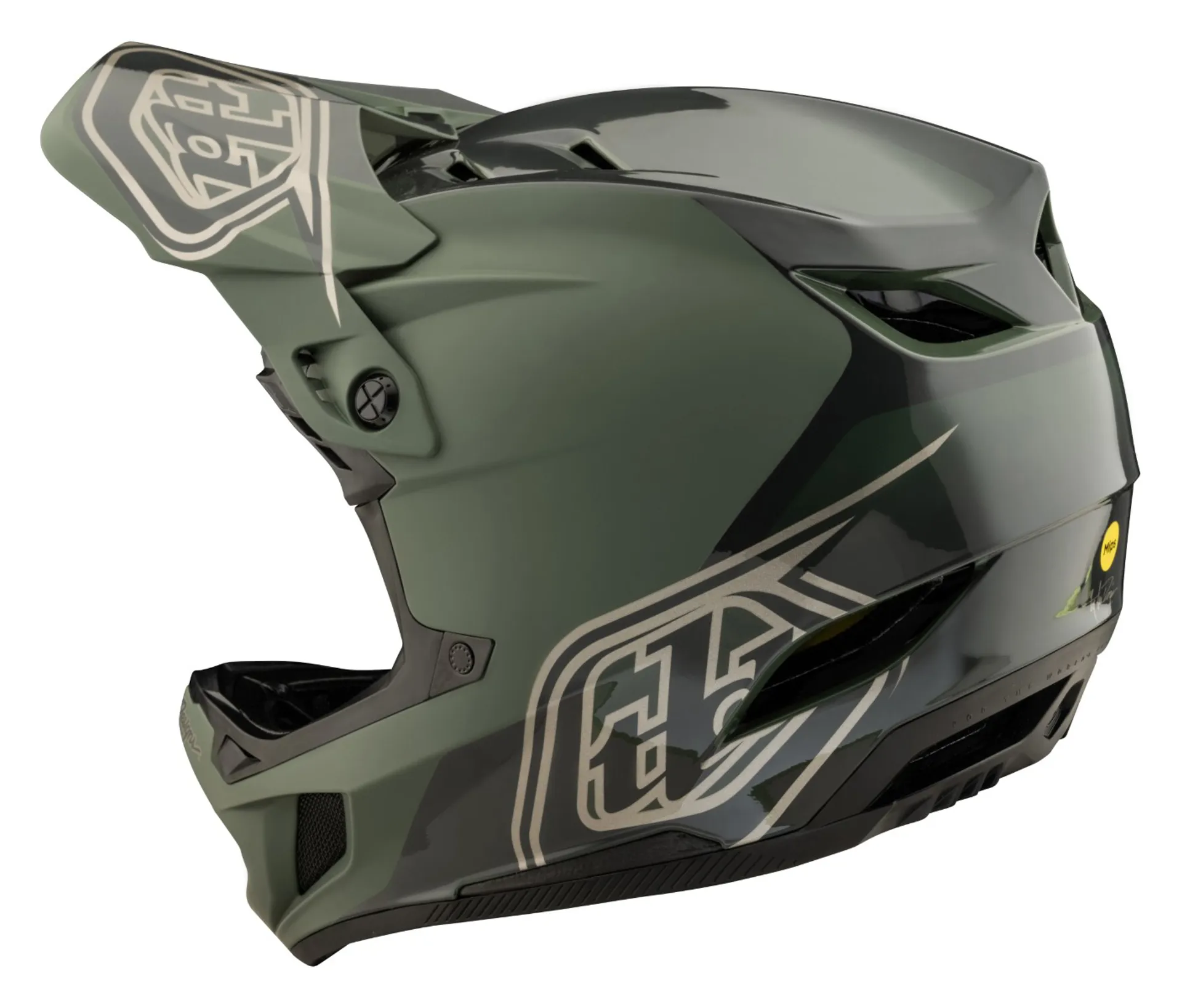 Casque Intégral Troy Lee Designs D4 Carbon Mips Gris - VCDL SPORTS