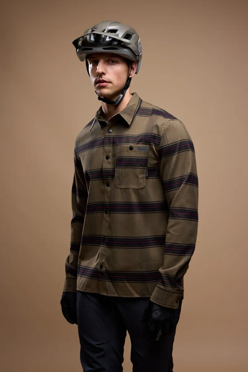 Troy Lee Designs Grind Flannel Dark Pine-5