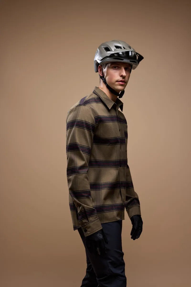 Troy Lee Designs Grind Flannel Dark Pine-6