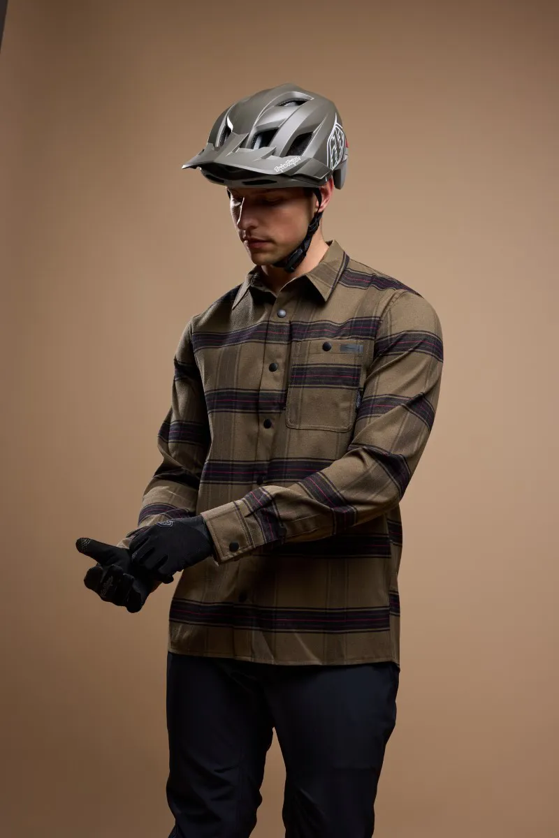 Troy Lee Designs Grind Flannel Dark Pine-7