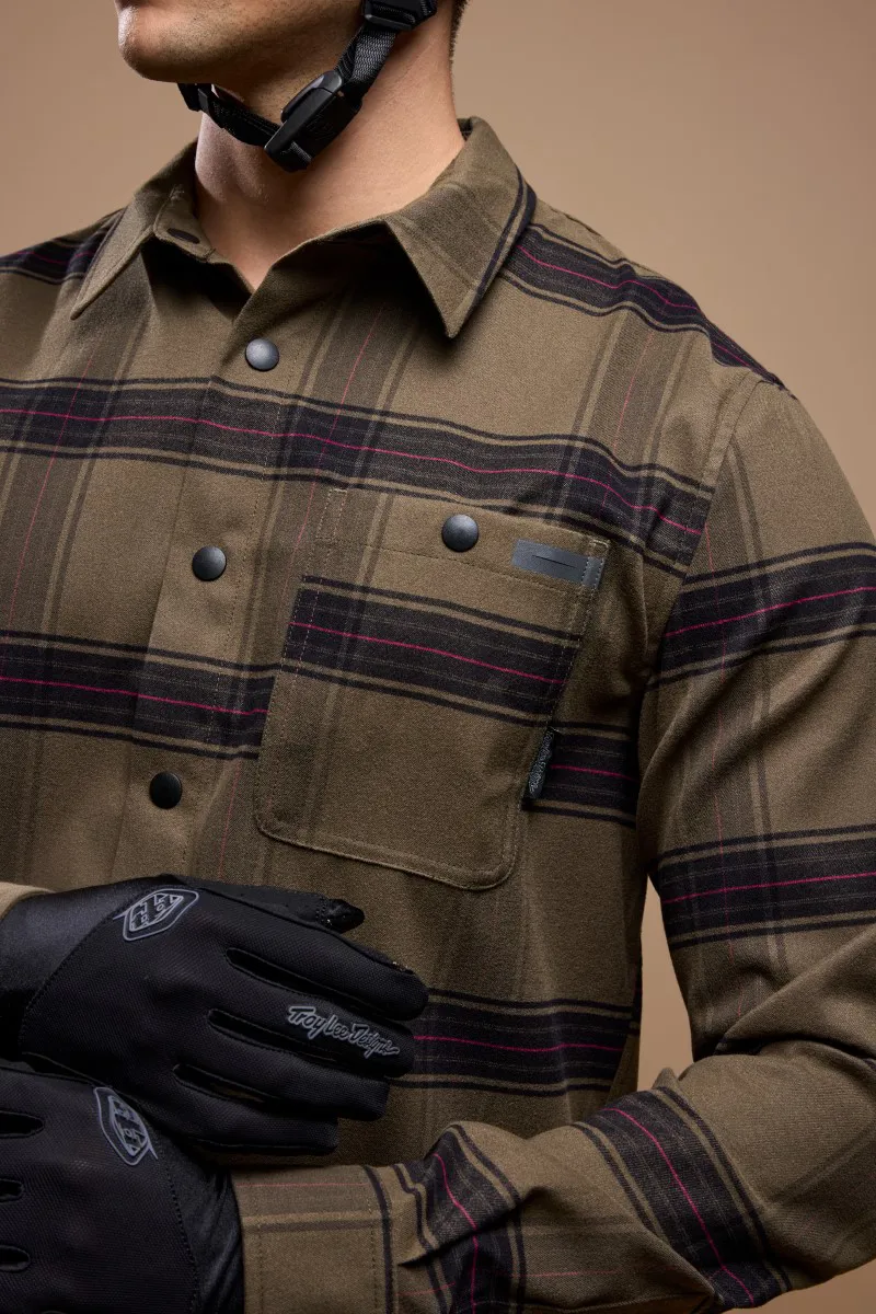 Troy Lee Designs Grind Flannel Dark Pine-9