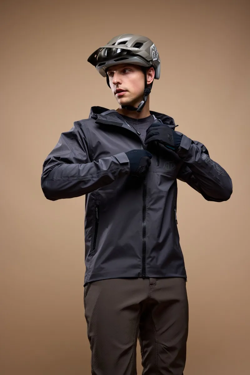 Troy Lee Designs Resist Waterproof MTB Jacket Mono Carbon-7