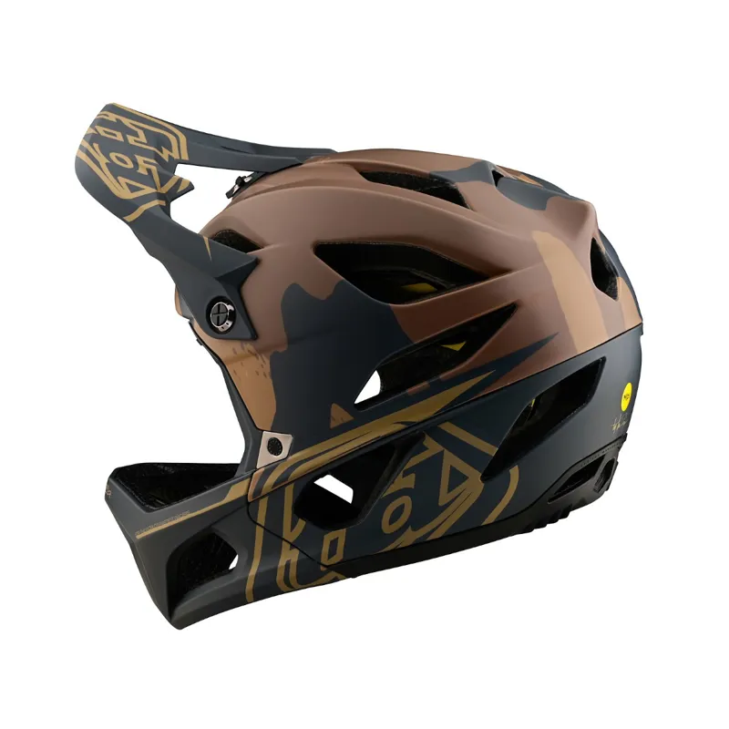 Troy Lee Designs Stage MIPS Full Face Helmet Camo Oak-1