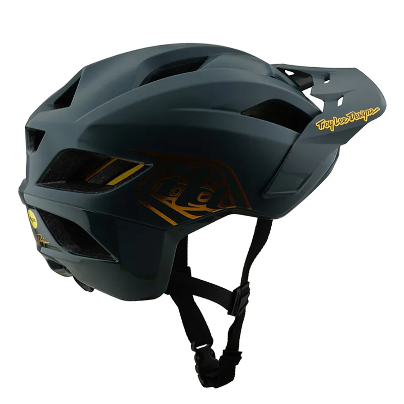 Troy Lee Designs Flowline MIPS MTB Helmet Point Grey/Gold-2