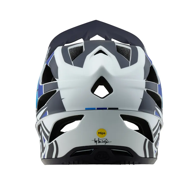 Troy Lee Designs Stage MIPS Full Face MTB Helmet Corsa Blue-3