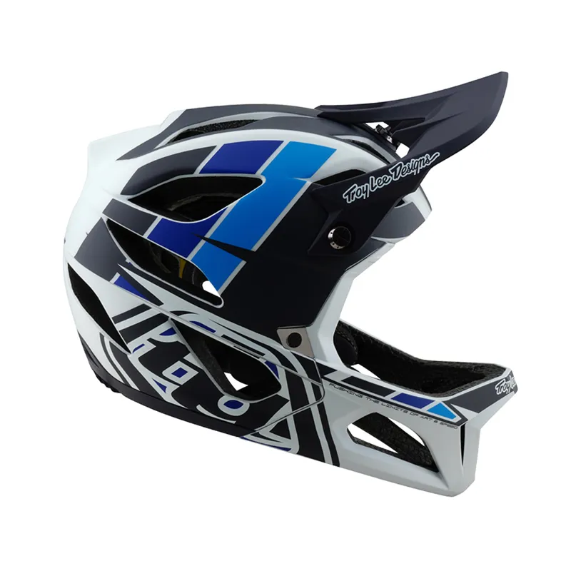 Troy Lee Designs Stage MIPS Full Face MTB Helmet Corsa Blue-5