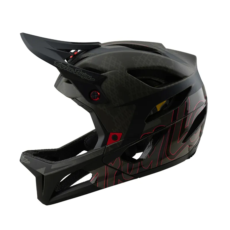Troy Lee Designs Stage MIPS Full Face MTB Helmet Neauwave Camo-1