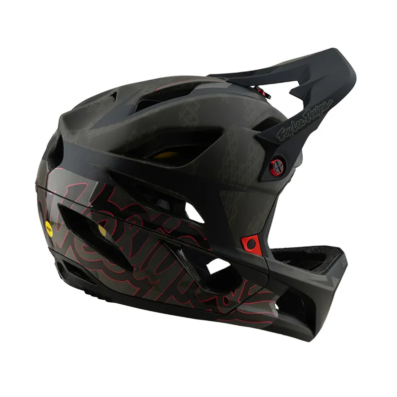 Troy Lee Designs Stage MIPS Full Face MTB Helmet Neauwave Camo-4